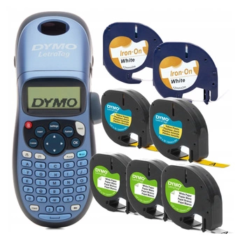 Drukarka etykiet DYMO LetraTag 100H 160 dpi / do 12 mm / z 7 szt. taśm LT w zestawie