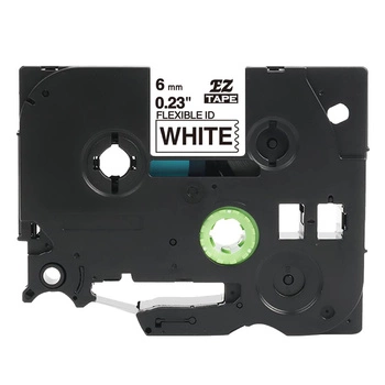 Taśma Specmark TZe-FX211 6 mm x 8 m / flexi elastyczna / do drukarek Brother P-touch