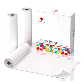 Papier termiczny  Phomemo w rolce 107mm x 3,5m / do drukarek  M04S i M04AS / 3 szt.