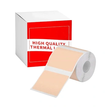 Etykiety Phomemo WP4030-230KA 40 x 30 mm 230 szt. / jasno brązowe / czarny nadruk / do drukarek serii M