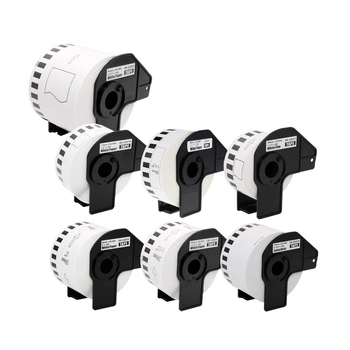 Taśmy Specmark DK 12-62 mm / do drukarek Brother QL / zestaw startowy 7 szt.