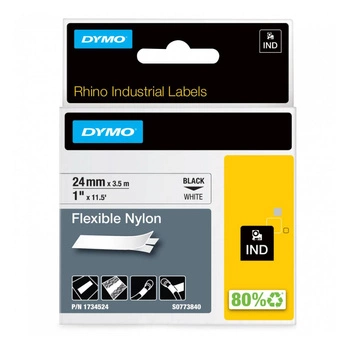 Taśma nylonowa DYMO Rhino 1734524 24 mm x 3,5 m / do drukarek DYMO D1