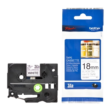 Taśma Brother TZe-N241 18 mm x 8 m / nielaminowana / do drukarek Brother P-touch