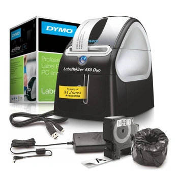 Drukarka etykiet DYMO LabelWriter 450 Duo 300 dpi / do 62 mm / PC / Mac / USB