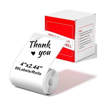 Etykiety Phomemo WP62100-80W 62 x 100 mm 80 szt. / do drukarek serii M