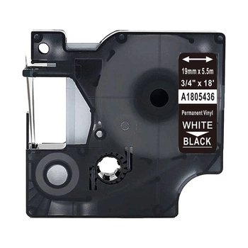 Taśma winylowa Specmark Rhino 1805436 19 mm x 5,5 m / do drukarek DYMO D1
