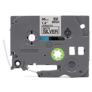 Taśma Specmark TZe-M961 36 mm x 8 m / srebrna matowa / czarny nadruk / do drukarek Brother P-touch