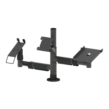 Stojak sprzedażowy POS TREE / 2 ramiona / VESA środek / podstawa / uniwersalny uchwyt