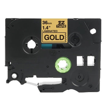 Taśma Specmark TZe-861 36 mm x 8 m / złota / czarny nadruk / do drukarek Brother P-touch