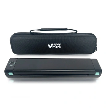 Przenośna drukarka A4 AIMO M08F 203 dpi / do 210 mm / PC / Mac / Smartfon / BT / USB / z walizką w zestawie