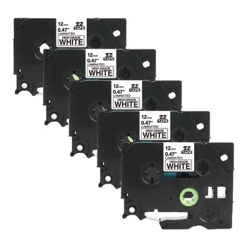 Taśma Specmark TZe-231 12 mm x 8 m / do drukarek Brother P-touch / zestaw 5 szt.