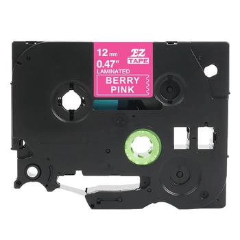 Taśma Specmark TZe-MQP35 12 mm x 5 m / matowy róż / biały nadruk / do drukarek Brother P-touch