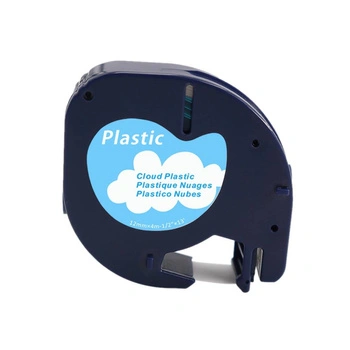 Taśma Specmark LetraTag 59429CB 12 mm x 4 m / niebieska w chmurki / czarny nadruk / do drukarek DYMO LT