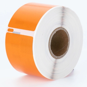 Etykiety Specmark LW-99012 36 x 89 mm 130 szt. / pomarańczowe / czarny nadruk / do drukarek etykiet DYMO LabelWriter