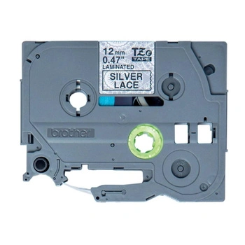 Taśma Brother TZe-MPSL31 12 mm x 4 m / srebrna / czarny nadruk / do drukarek Brother P-touch
