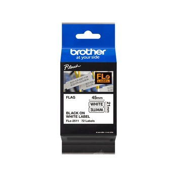 Taśma Brother FLe-2511 45mm x 21mm / flagi / do drukarki Brother P-touch