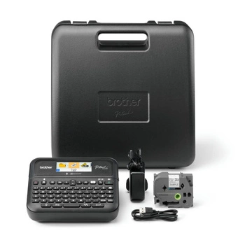 Drukarka etykiet Brother P-touch D610BT 180dpi / do 24mm / PC / Mac / USB / z walizką w zestawie