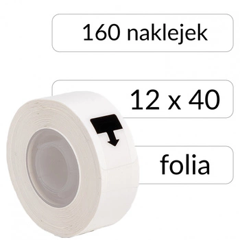 Etykiety Phomemo DP1240-160 12 x 40 mm 160 szt. / papierowe / do drukarki D30