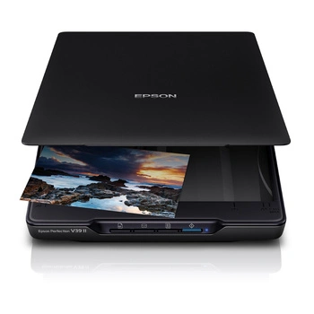 Skaner dokumentów Epson Perfection V39II / płaski A4 / 4800 dpi / bez ADF / OCR / zasilany z USB