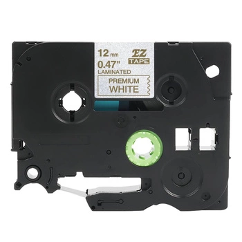 Taśma Specmark TZe-PR234 12 mm x 8 m / biały brokat / złoty nadruk / do drukarek Brother P-touch