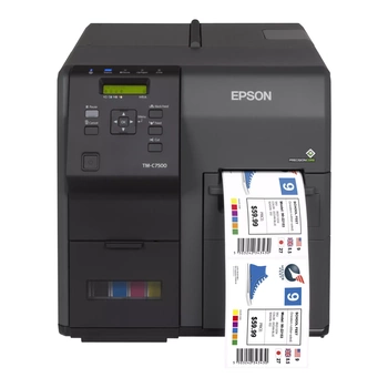 Drukarka etykiet Epson ColorWorks C7500 1200 dpi / do 108mm / PC / Mac / USB / Ethernet