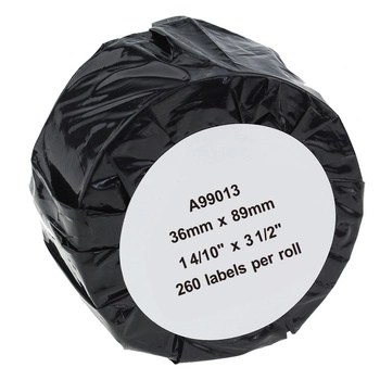 Etykiety Specmark LW-99013 36 x 89 mm 260 szt. / adresowe / przezroczyste / czarny nadruk / do drukarek etykiet DYMO LabelWriter
