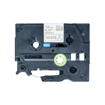 Taśma Brother TZe-R234 12 mm x 4 m / biała / złoty nadruk / do drukarek Brother P-touch