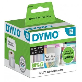 Etykiety DYMO LW-11354 32 x 57 mm 1000 szt. / do drukarek etykiet DYMO LabelWriter