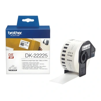 Taśma Brother DK-22225 38 mm x 30,48 m / mocny klej / do drukarek Brother QL