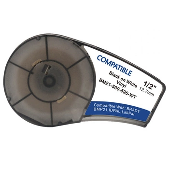 Taśma winylowa Specmark BM21-500-595-WT 12,7mm x 6,4m do drukarki Brady