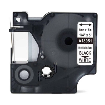 Rurka termokurczliwa Specmark Rhino 18051 6 mm x 1,5 m ø1,2 - 2,3 mm / do drukarek DYMO D1