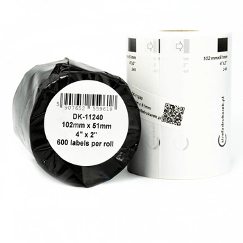 Etykiety Specmark DK-11240 102 x 51 mm 600 szt. / papierowe /bez uchwytu / do drukarek Brother QL