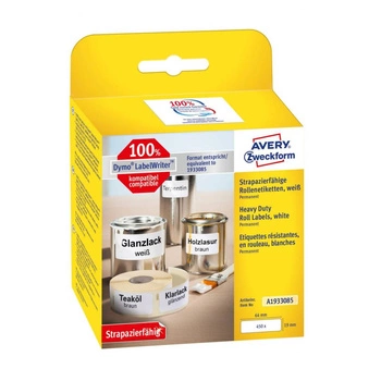 Etykiety Avery Zweckform 19 x 64 mm A1933085 Heavy Duty