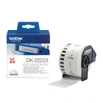 Taśma Brother DK-22223 50 mm x 30,48 m / mocny klej / do drukarek Brother QL