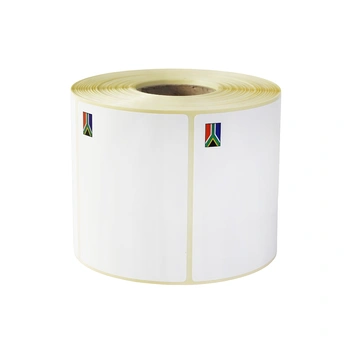 Etykiety termotransferowe 1000 szt. z flagą RPA 90 mm x 70 mm Specmark / gilza fi 40 mm