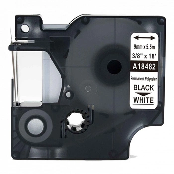 Taśma poliestrowa Specmark Rhino 18482 9 mm x 5,5 m / do drukarek DYMO D1