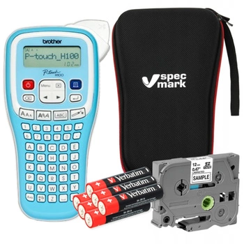 Drukarka etykiet Brother P-touch H100LB 180 dpi / do 12 mm / z bateriami i walizką w zestawie