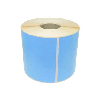 Etykiety termiczne Specmark 105 x 148 mm 500 szt. / papierowe / niebieskie / gilza fi40