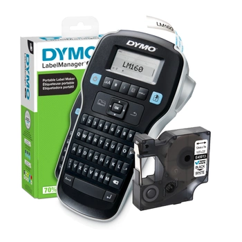 Drukarka etykiet DYMO LabelManager LM 160 180 DPI szer. do 12 mm S0946320