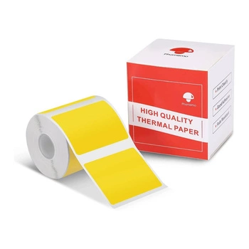 Etykiety Phomemo WP4030-230YE 40x30 mm 230 szt. / żółte / czarny nadruk / do drukarek serii M