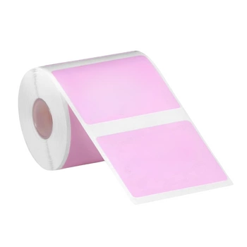 Etykiety Phomemo WP4030-230PUR 40 x 30 mm 230 szt. / fioletowe / czarny nadruk / do drukarek serii M