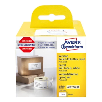 Etykiety Avery Zweckform 54 x 101 mm AS0722430