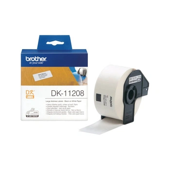 Etykiety Brother DK-11208 38 x 90 mm 400 szt. / papierowe / do drukarek Brother QL