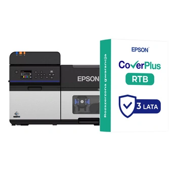 Drukarka etykiet Epson ColorWorks C8000e (bk) 1200 dpi / do 108 mm / PC / Mac / USB / Ethernet / z pakietem serwisowym CoverPlus w zestawie
