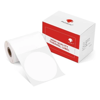 Etykiety Phomemo WY6060-130 fi 60 mm 130 szt. / okrągłe / do drukarek serii M