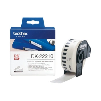 Taśma Brother DK-22210 29 mm x 30,48 m / mocny klej / do drukarek Brother QL