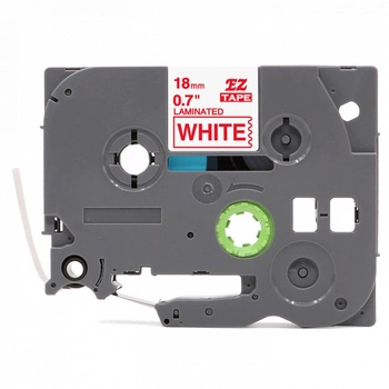 Taśma Specmark TZe-242 18 mm x 8 m / biała / czerwony nadruk / do drukarek Brother P-touch