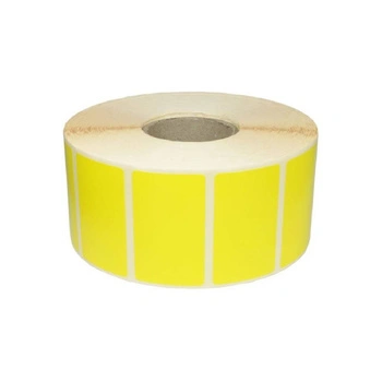 Etykiety termiczne Specmark 30 x 140 mm 500 szt. / papierowe / żółte / gilza fi40