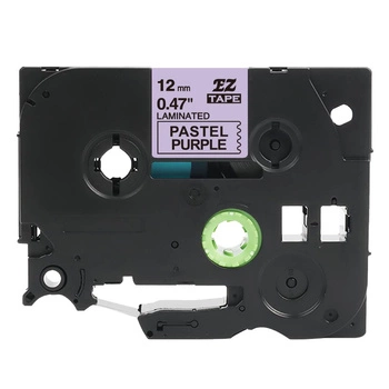 Taśma Brother TZe-MQF31 12 mm x 4 m / fioletowa / czarny nadruk / do drukarek Brother P-touch