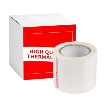 Etykiety Phomemo WZF3025-47-230RDA 30 x 25 mm 230 szt. / jubilerskie / wzór w labirynt / czarny nadruk / do drukarek serii M